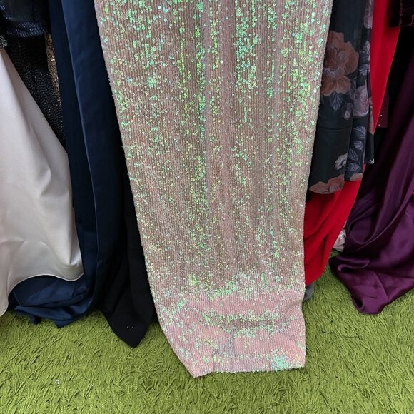 Nookie Supreme Maxi Sequins Cutout Dress Small in Sorbet $370 - Picture 4 of 9